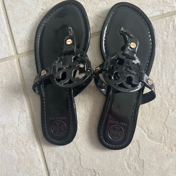 Tory Burch Shoes - Tory Burch Black Miller Sandals